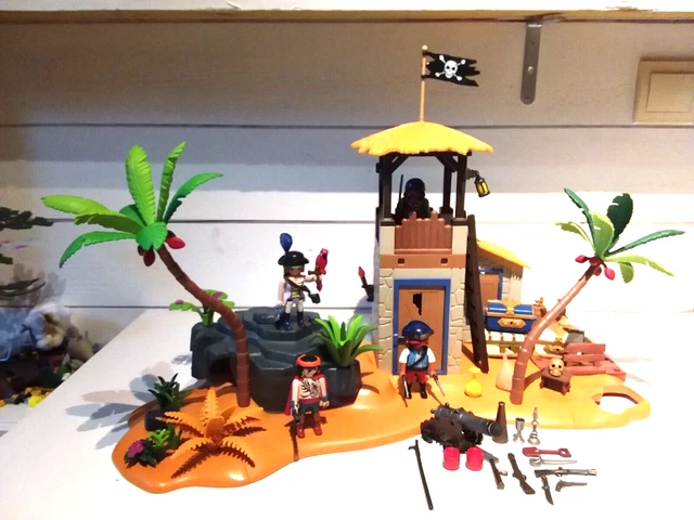 Parchemin / Carte Aux Trésors Playmobil Pirates - Accessoire Pour Figurines - Occasion