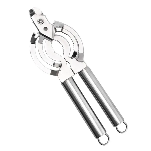 Manual Side Cut Can Opener Set Stainless Steel Can Bottle Tin Opener Old  Fashioned Can Opener Side Can Opener For Home Camping Restaurant (3pcs)