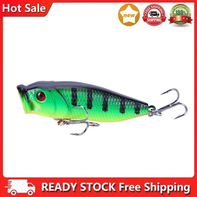 7.5cm 10g Glowing Elritz Shaped Bait Bait Fishing Equipment Fishing Hooks Plastic
