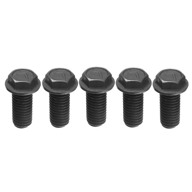 5 pz set di viti flange esagonali filo sinistro M8 x 18 mm non facili da arruggi