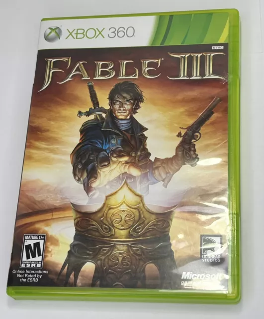 Fable 3 III (Microsoft Xbox 360, 2010) Xbox 360 Tested!..