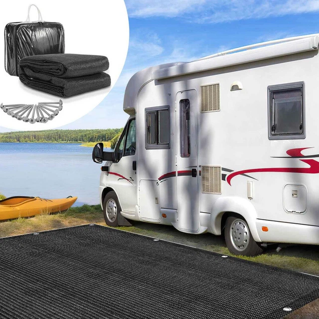 Moritz Vorzeltteppich 250x450 Cm – Campingteppich Für Wohnwagen, Zelt, Terrasse – Atmungsaktiv, Wasserdurchlässig