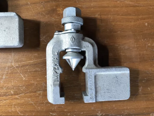 Chicago Imperial Metall Kupfer Rohr Expander mit Rollen 45 Grad Faseneinheit USA 2