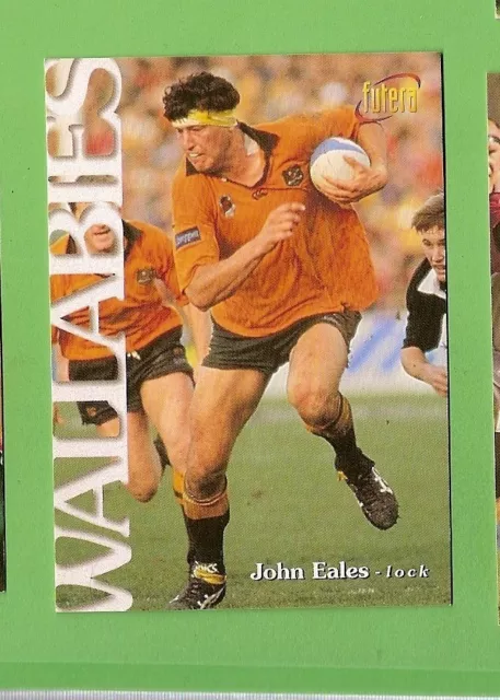 1996 Rugby Union  Card #8 John Eales, Wallabies