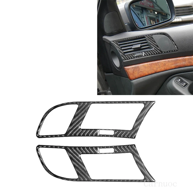 dsfik 2pcs Car Air Vent Sticker Side Fender Sticker For A-udi Abt RS3 RS4 RS5 RS6 A6 C6 C5 A1 A3 8P A4 B8 B6 A5 A7 A8 Q5 Q7 TT R8