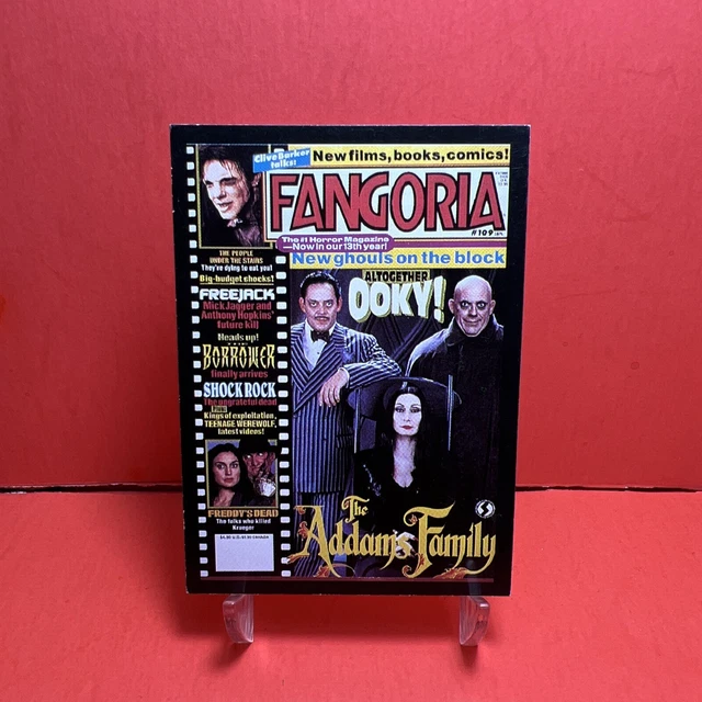 1992 Fangoria Fango Fright File The Addams Family The Real Thing #16 VG