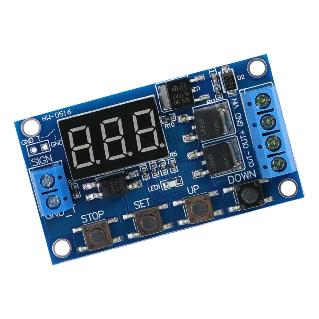 DC 5V--36V   Cycle Delay Timer Switch Turn On/Off Relay Module