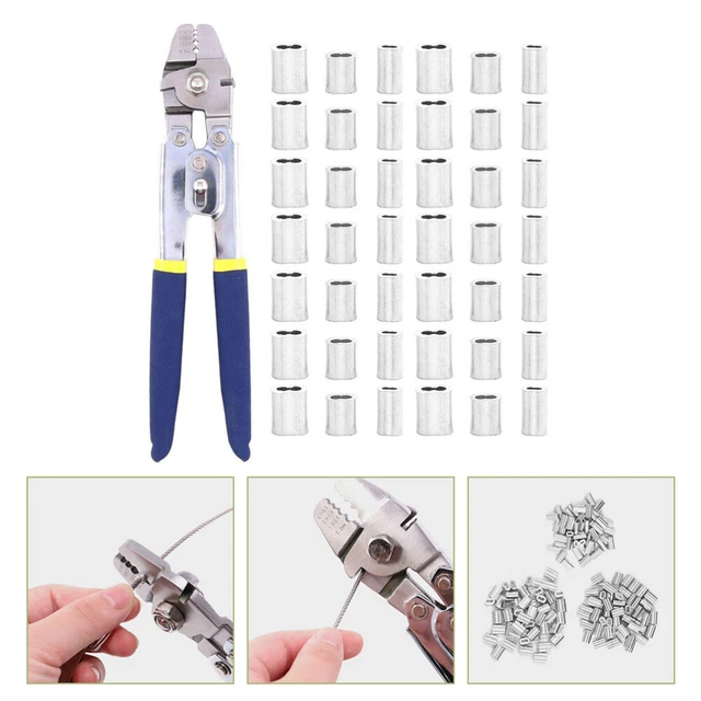 Swpeet Confezione da 120 clip per cavi di tipo R, in plastica e nylon da 1/2, colore bianco, con 120 viti per la gestione dei cavi (1/2 pollice, bianco