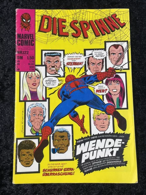 Die Spinne Nr. 122 vom Williams Verlag Marvel Comic Deutsch Spiderman JF348