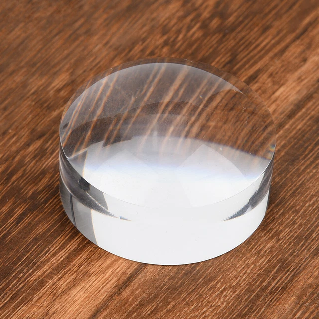 8X Dome Magnifier With Acrylic Optical Half Ball Lens Magnifying Glass For