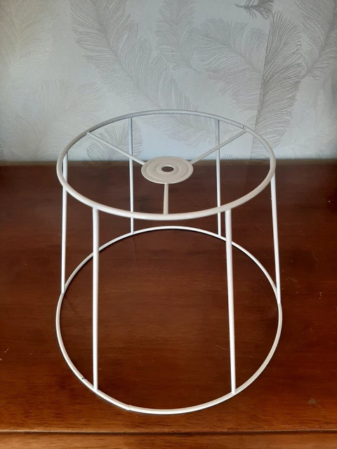 Cerchi Per Paralume Fai-da-te - 3 Pezzi, Diametro 15cm, Bianco, Per Lampade Da Tavolo E Piantane - Foto 9