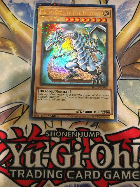 Blue-Eyes White Dragon Ultra Rare HAC1-EN001 Yugioh Kaiba Duel Terminal
