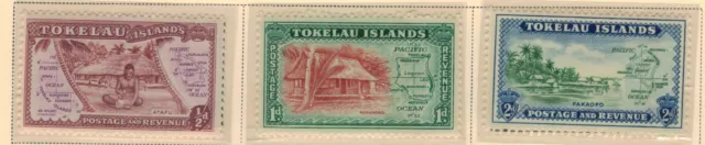 Tokelau, Scott 1 - 3 in MNH Condition