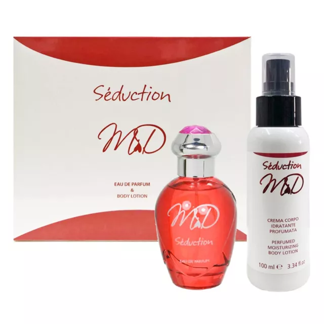 Md Seduction Coffret Con Profumo Edt Da 100Ml E Body Lotion Da 100Ml