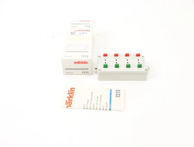 Pupitre De Commande Märklin 72730 – Alimentation AC – Plastique – Pour Réseau H0 – Usage Adulte