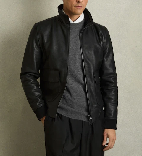 Veste Bombardier Homme Bench – Taille M Bleue – Neuf Avec étiquettes – Style Bomber Ou Harrington – Longueur Taille