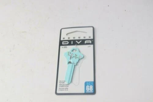 (6-Pk) Hillman Diva Tree & Birds Brass Universal Single Sided Blank Key 87042