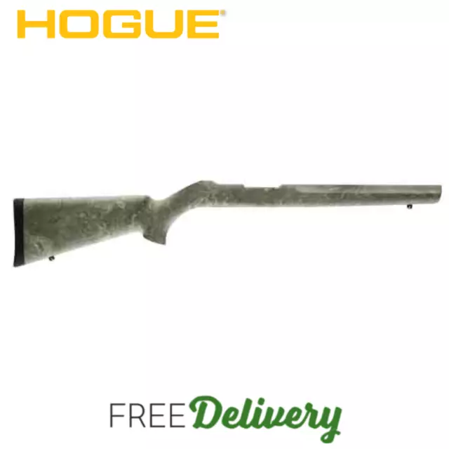 Hogue OverMolded Stock for Ruger 10-22 .920" Diameter Heavy Barrel Ghillie Green