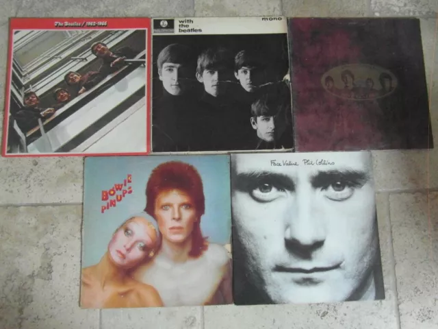 JOB LOT COLLECTION OF ROCK, POP VINYL LP's ALBUMS x 20.