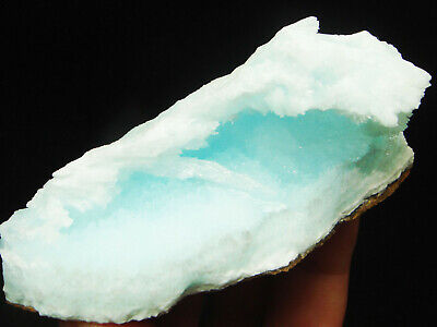 73g Beautiful Sky Blue ARAGONITE Crystal Cluster GEODE Mineral Specimen