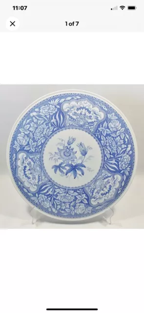 Spode Blue Room Collection Floral Cake Plate Blue And White China Floral Cake 2