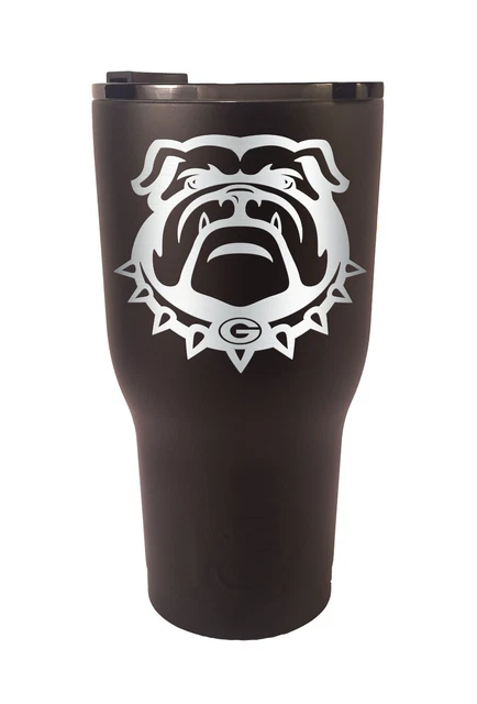 UGA Bulldogs RTIC Laser Engraved 20 or 30 oz Stainless Steel Tumbler DAWG