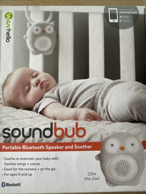 Soundbub Ollie Eule Baby Einschlafhilfe Bluetooth Lautsprecher