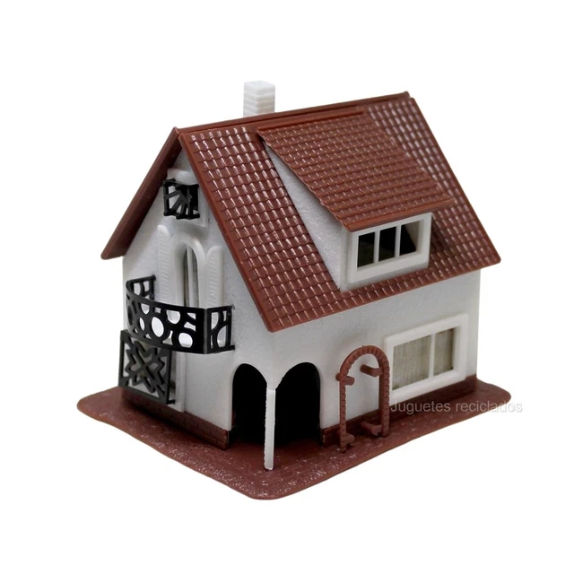 2 Petites Maisons Décor Pour Circuit Train HO Vintage - Modélisme Ferroviaire, Occasion