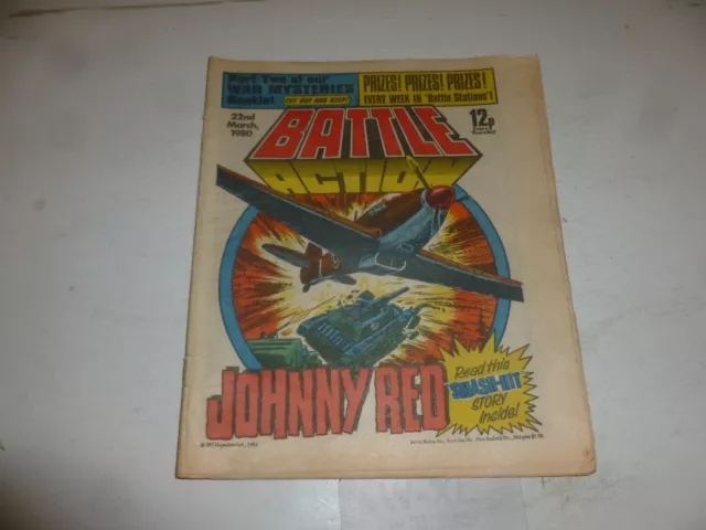 BATTLE Comic - Date 22/03/1980 - UK Paper Comic