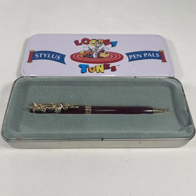 Vintage 1994 Looney Tunes Bugs Bunny Stylus Pen Pals Pen Original Tin Vintage 1994 Looney Tunes Bugs Bunny Stylus Pen Pals Pen Original Tin