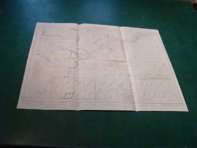 Original Index to Topographic Mapping in COLORADO january 1955, aprox 26 x 22"