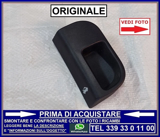 MANIGLIA LEVA APERTURA Cofano Anteriore Originale Fiat Grande Punto + Evo + Mito EUR 24,90