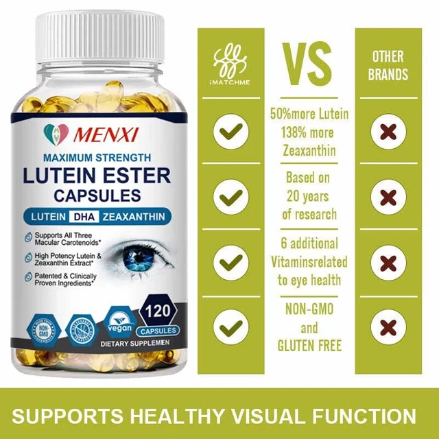 EYE VITAMINS WITH Lutein and Zeaxanthin Premium Eye Protection