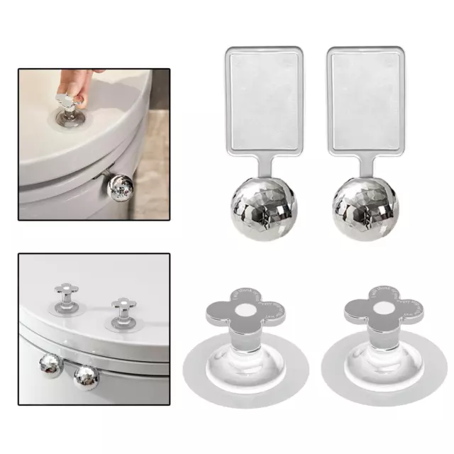 2x sollevatore per sedile WC Facile da installare Sollevamento del coperchio