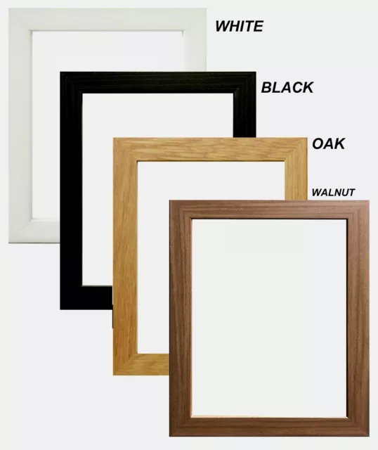 Black Photo Frame White Picture Frames Oak Poster Frames Walnut Gift Present Ide