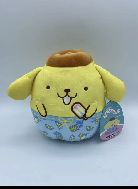 Squishmallows SQK0953 - Peluche officielle Jazwares Hello Kitty rose dans cornet de glace - Peluche super douce - 30 cm