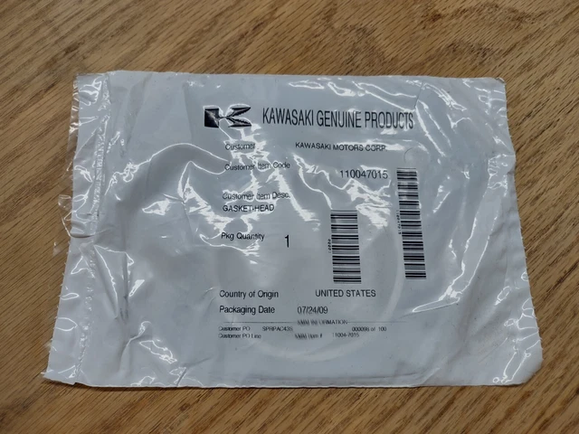 Oem Head Gasket (1), 110047015, Kawasaki