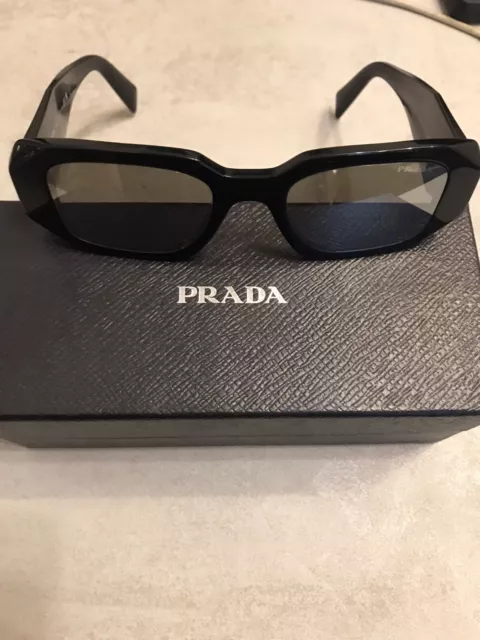 occhiali da sole unisex prada spr 17w 49-20 1AB-2B0 145 3N neri nuovi mai usati