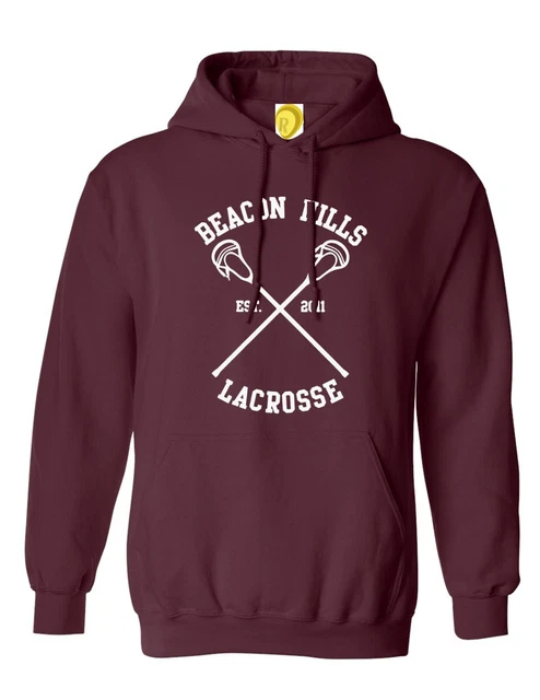 FELPA BEACON HILLS LACROSSE STILINSKI 24 Teen wolf bordeaux maglietta t shirt EUR 25 90 PicClick FR