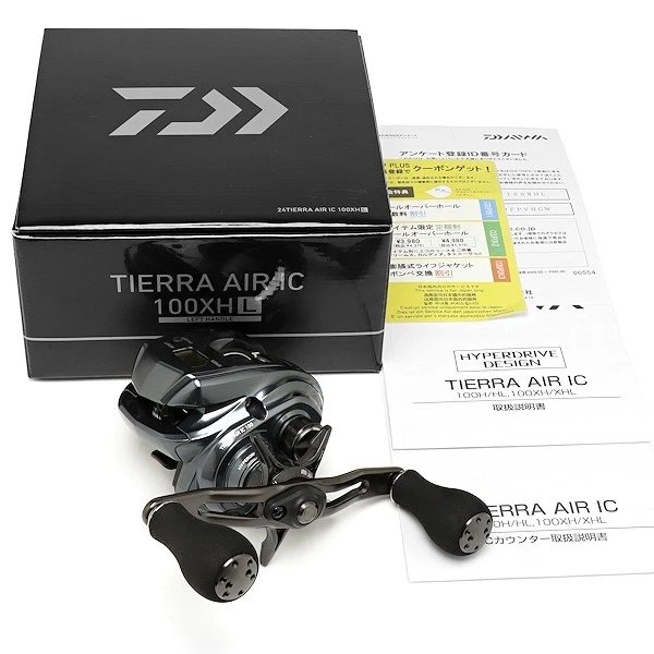 DAIWA 24 TIERRA AIR IC 100XHL Baitcasting Reel #PG6NTU