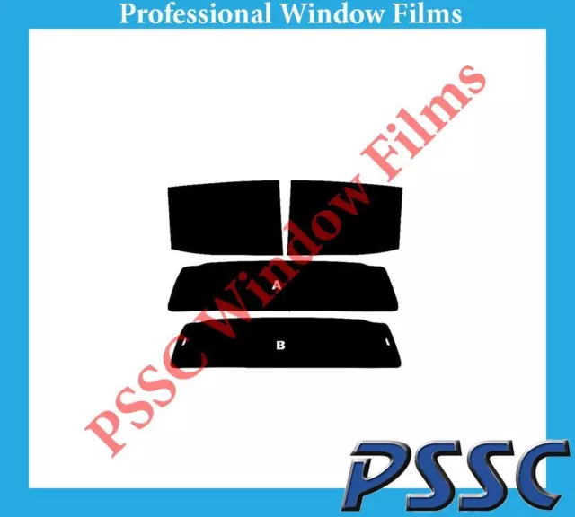 Films de fenêtre de voiture arrière pré-coupés PSSC - Ford Ranger Wildtrack 2015 - Kit actuel