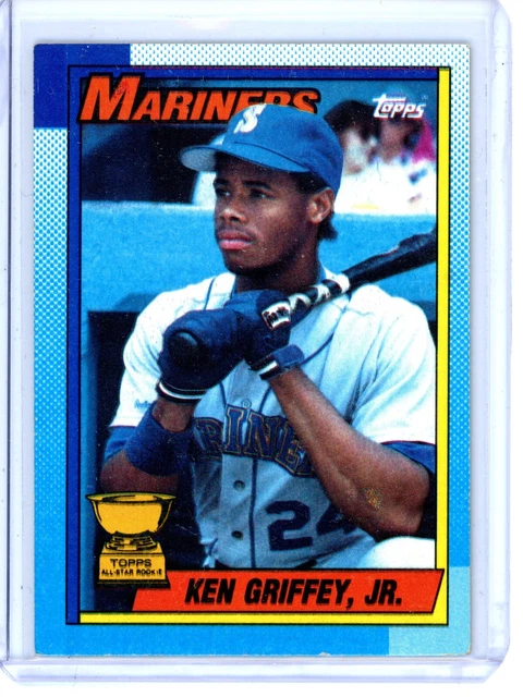 1990 Topps KEN GRIFFEY JR. All-Star Rookie #336 Bloody Scar ERROR Card HOF