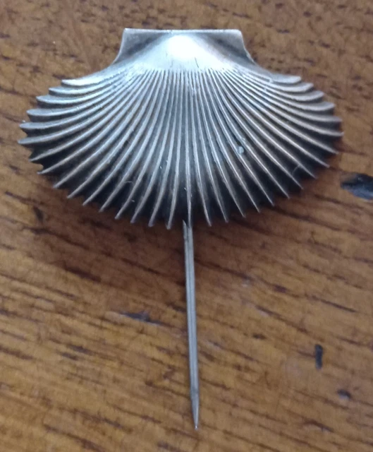 Épingle Ancienne Landstrom's En Forme De Feuille - Avec Boîte Et Réplique - Occasion Vintage