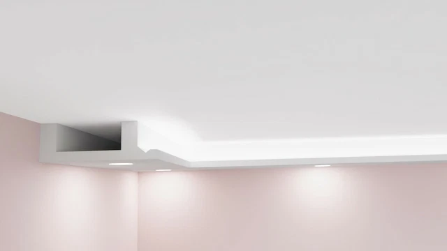24 metri 300x80 mm luce LED costruzione profilo spot per illuminazione indiretta