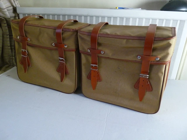 Sacoche De Vélo KENANLAN 25L – Double, étanche, Bandes Réfléchissantes, Universelle, Noir Et Rouge
