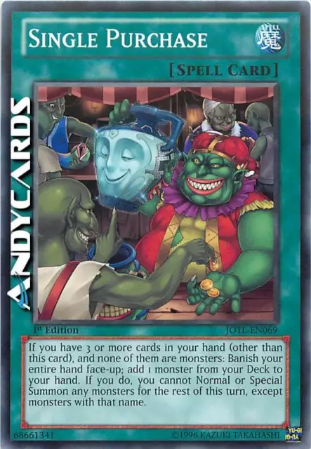 INGLESE Single Purchase / Acquisto Singolo ☻ Comune SP ☻ JOTL EN069 ☻ YUGIOH