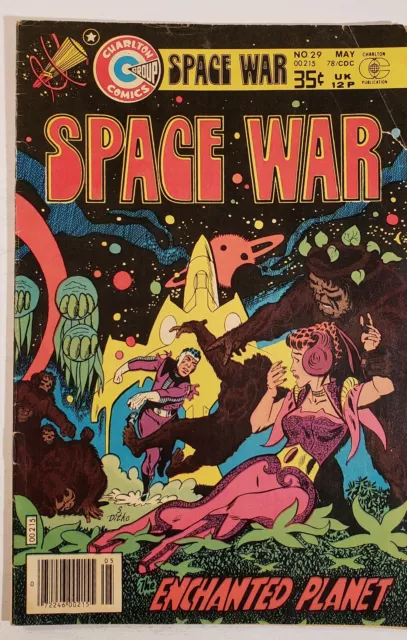 Space War #29  1978 Charlton Comics Bronze Age Sci-fi Great Steve Ditko Cover