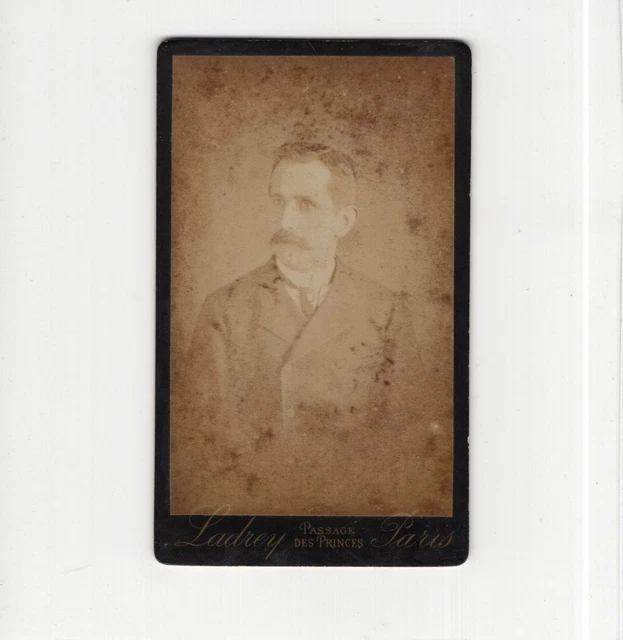 CDV Foto Herrenportrait - Paris 1880er