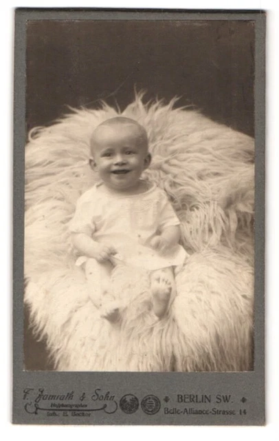 Fotografie F. Jamrath & Sohn, Berlin-SW, Belle-Alliance-Strasse 14, Portrait sü