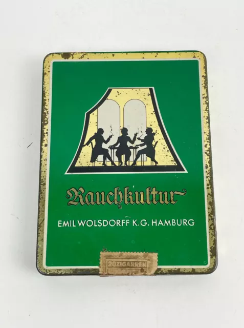 Vintage Rauchkultur Cigarillos Tin - Empty - Collectors Item